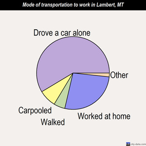 Lambert mode of transportation to work chart