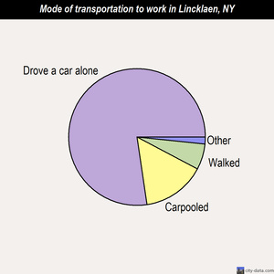 Lincklaen mode of transportation to work chart