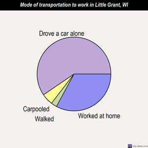 Little Grant mode of transportation to work chart