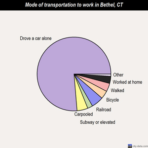 Bethel mode of transportation to work chart