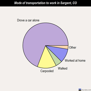 Sargent mode of transportation to work chart