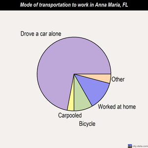 Anna Maria mode of transportation to work chart