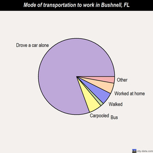 Bushnell mode of transportation to work chart