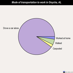 Onycha mode of transportation to work chart