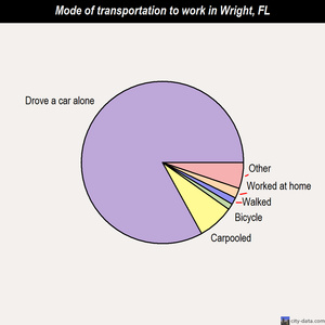 Wright mode of transportation to work chart