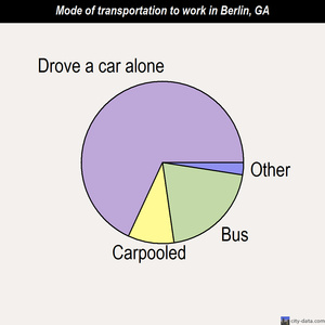 Berlin mode of transportation to work chart