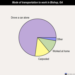 Bishop mode of transportation to work chart