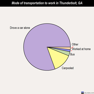 Thunderbolt mode of transportation to work chart