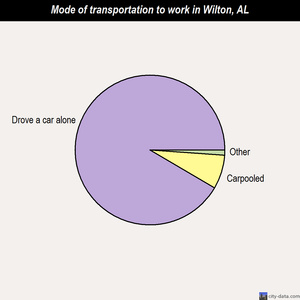Wilton mode of transportation to work chart