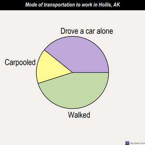 Hollis mode of transportation to work chart