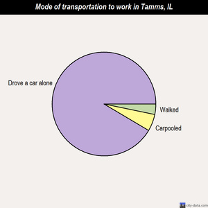 Tamms mode of transportation to work chart