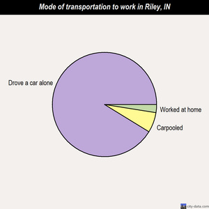Riley mode of transportation to work chart