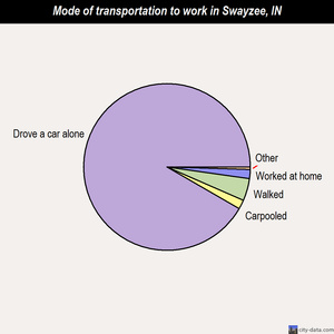 Swayzee mode of transportation to work chart
