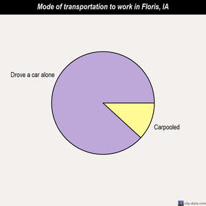 Floris mode of transportation to work chart