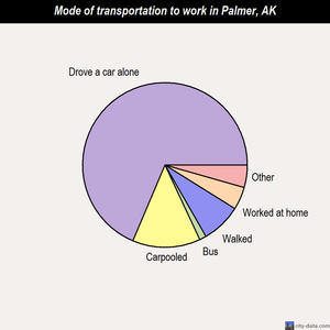 Palmer mode of transportation to work chart