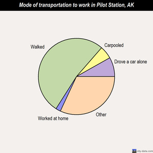 Pilot Station mode of transportation to work chart
