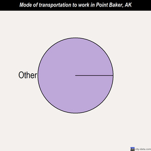 Point Baker mode of transportation to work chart