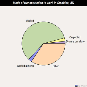 Stebbins mode of transportation to work chart