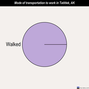 Tatitlek mode of transportation to work chart