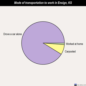 Ensign mode of transportation to work chart