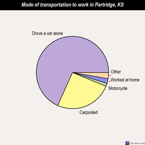 Partridge mode of transportation to work chart