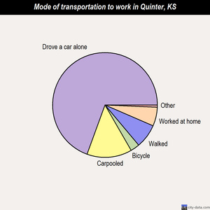Quinter mode of transportation to work chart