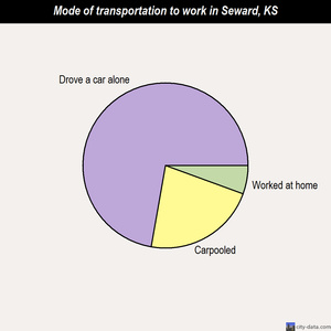 Seward mode of transportation to work chart