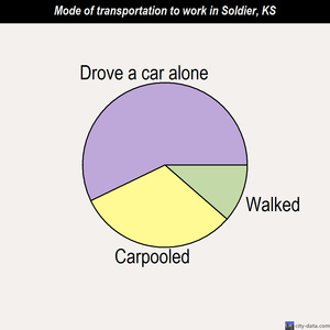 Soldier mode of transportation to work chart