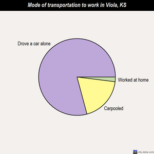 Viola mode of transportation to work chart