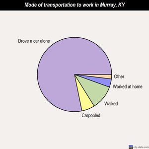Murray mode of transportation to work chart