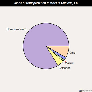 Chauvin mode of transportation to work chart
