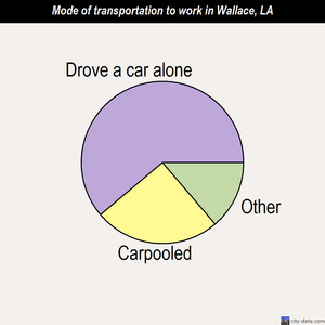 Wallace mode of transportation to work chart