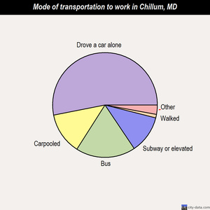 Chillum mode of transportation to work chart
