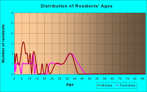 Age and Sex of Residents in River Valley Village in Denver, CO