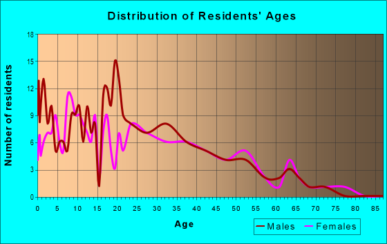 Age and Sex of Residents in Enterprise Zone in Bridgeport, CT