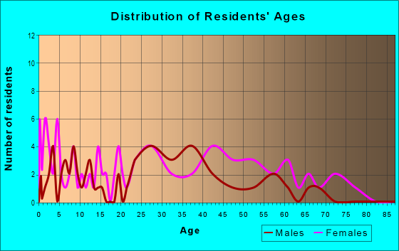 Age and Sex of Residents in Place One Condo in Tampa, FL