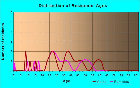 Age and Sex of Residents in Beachwalk Condo in Tampa, FL