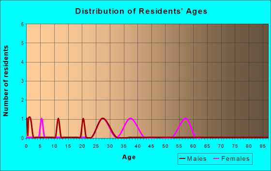Age and Sex of Residents in Colony Bay Condo in Tampa, FL