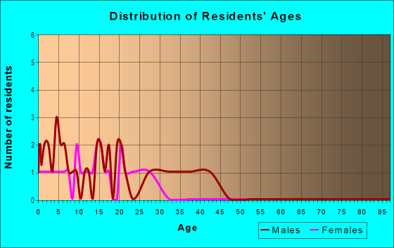 Age and Sex of Residents in Faith Landing in Immokalee, FL