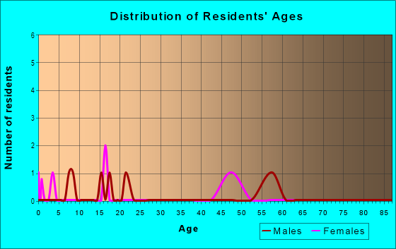 Age and Sex of Residents in Heritage Park in Indiantown, FL