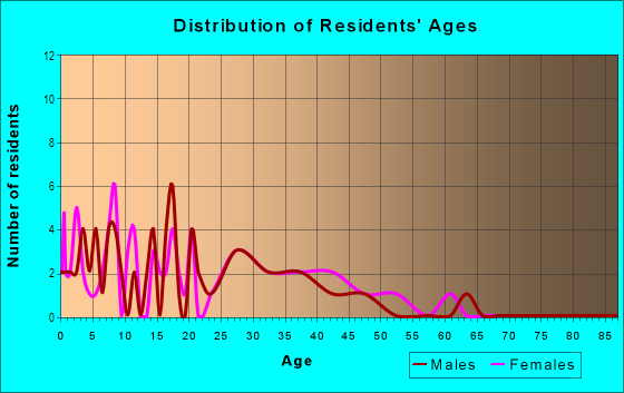 Age and Sex of Residents in Sand Lake Plaza in Orlando, FL