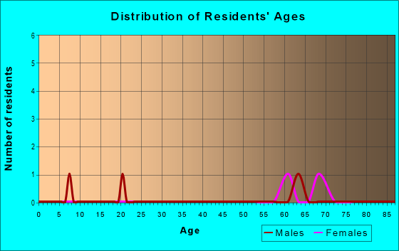 Age and Sex of Residents in Manatee Bay Village in Ruskin, FL