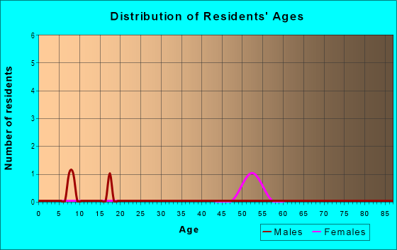 Age and Sex of Residents in Reaume Park in Eustis, FL