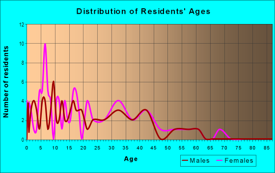 Age and Sex of Residents in Plymouth Terrace in Sorrento, FL