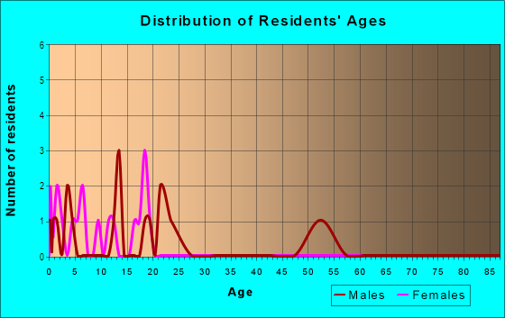 Age and Sex of Residents in Dixie Highway Homesites in Bowling Green, FL