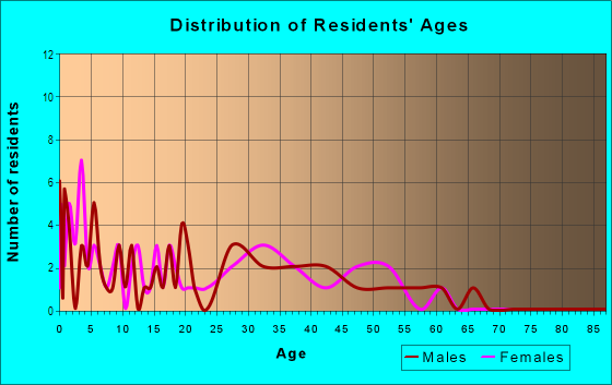 Age and Sex of Residents in Briargrove in Davenport, FL