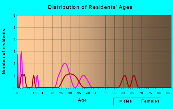 Age and Sex of Residents in Bridgewater Crossing in Davenport, FL