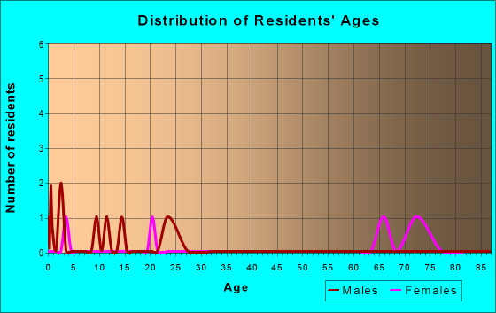 Age and Sex of Residents in Boger Terrace in Lakeland, FL