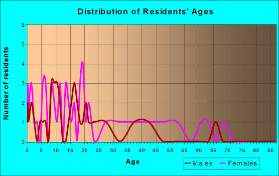 Age and Sex of Residents in Hillside Park in Quincy, FL