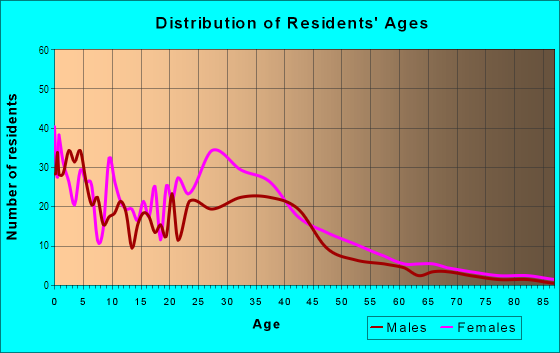 Age and Sex of Residents in Somerset in Fort Lauderdale, FL